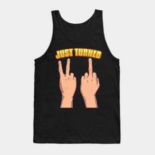 Funny Just Turned 21st Birthday Gifts For Him or Her Tank Top